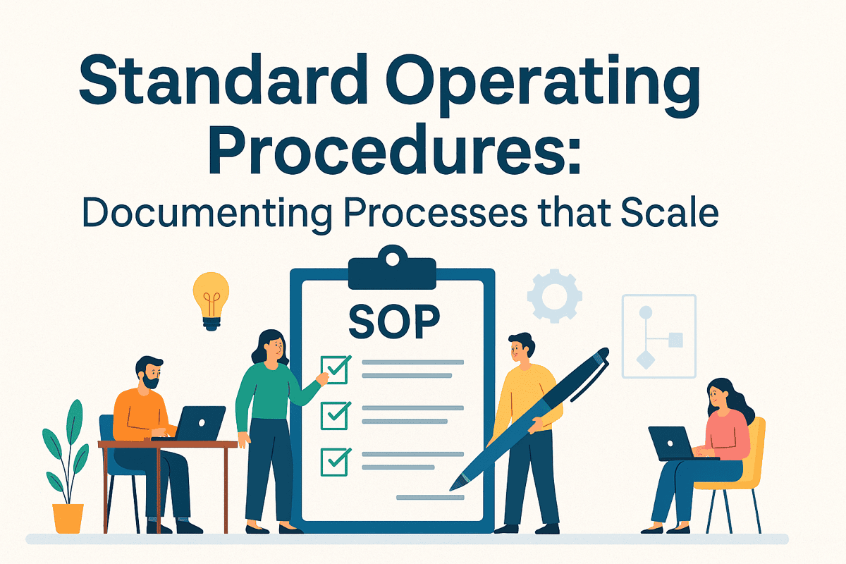 STANDARD OPERATING PROCEDURES: DOCUMENTING PROCESSES THAT SCALE